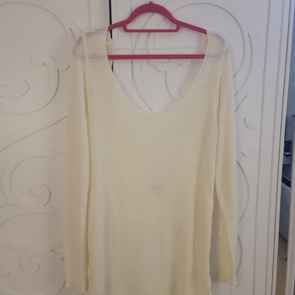 NWOT SYNDYS. Everyday Backless Knit Sweater Dress